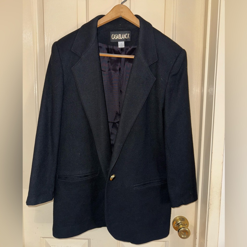 black womens blazer